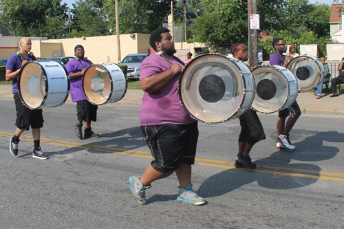 Marching in the 38th annual Glenville Community Parade