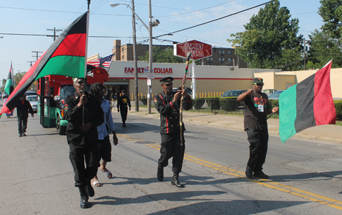 Marching in the 38th annual Glenville Community Parade