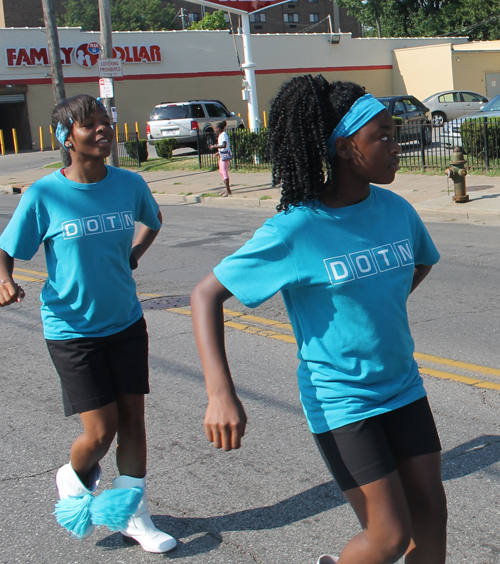 Marching in the 38th annual Glenville Community Parade