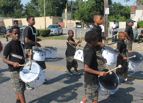 Marching in the 38th annual Glenville Community Parade