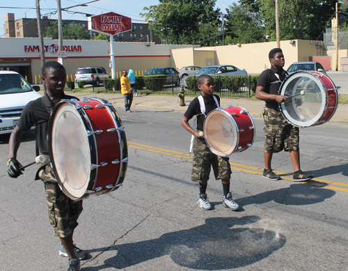 Marching in the 38th annual Glenville Community Parade