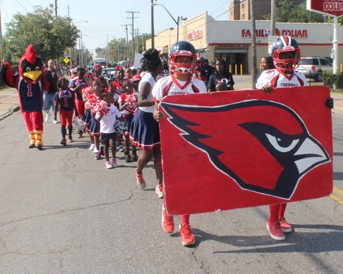 Marching in the 38th annual Glenville Community Parade