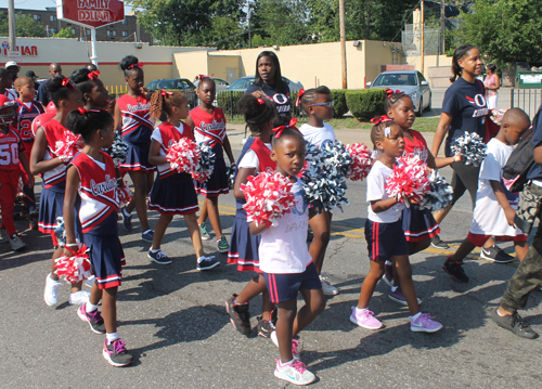 Marching in the 38th annual Glenville Community Parade