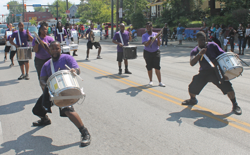 Drumming at parade