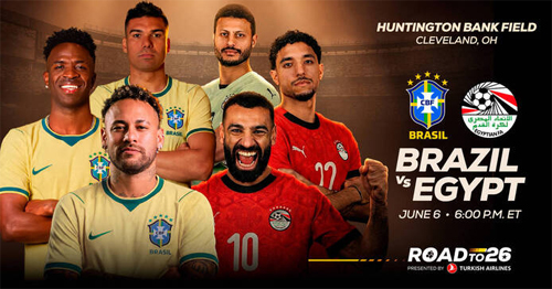 Brazil Egypt soccer