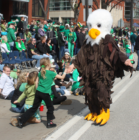 Eagle and kids