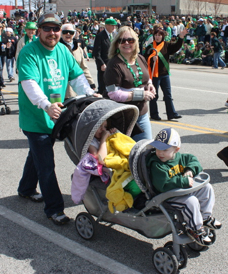 Joe Fergus, Molly O'Malley and kids