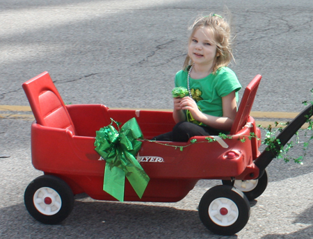 Irish Girl in wagon