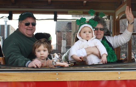 Irish kids on trolley