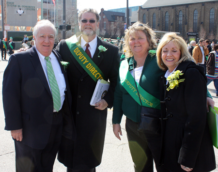 Mickey Coyne, James J. Kilbane, Mary Alice Fitzgerald and Michelle Morgan