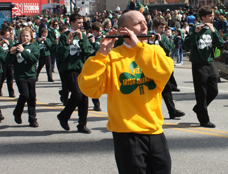 West Side IAC Junior Fifer Leader Tony Mulloy