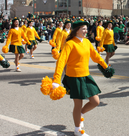 West Side Irish American Club Pom Pom Unit