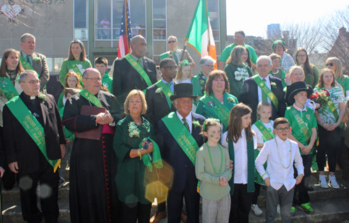 Bishop Cosgrove steps on St. Patrick's Day in Cleveland