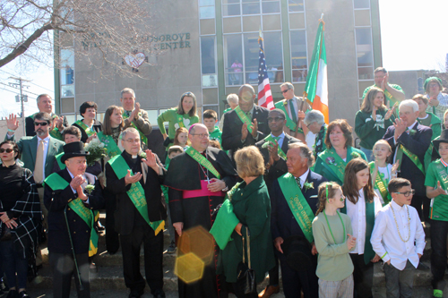 Bishop Cosgrove steps on St. Patrick's Day in Cleveland