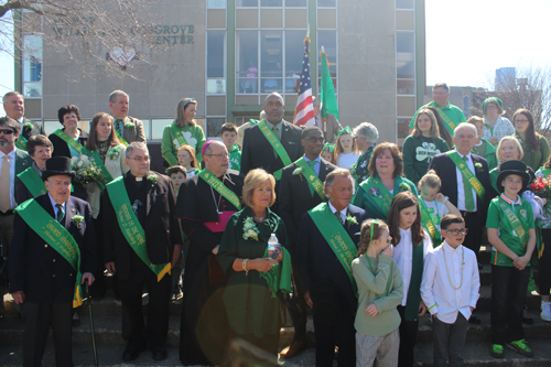 Bishop Cosgrove steps on St. Patrick's Day in Cleveland