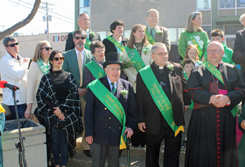 Bishop Cosgrove steps on St. Patrick's Day in Cleveland