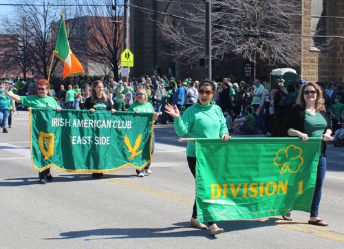 Division 1 - Irish American Club East Side at the 2022 St. Patrick's Day Parade