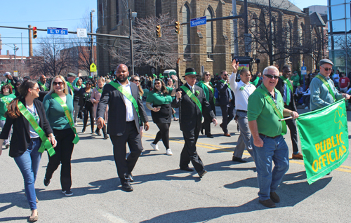 Public Officials Cleveland St. Patrick's Day Parade 2022