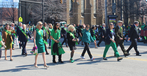 Judges at Cleveland St. Patrick's Day Parade 2022