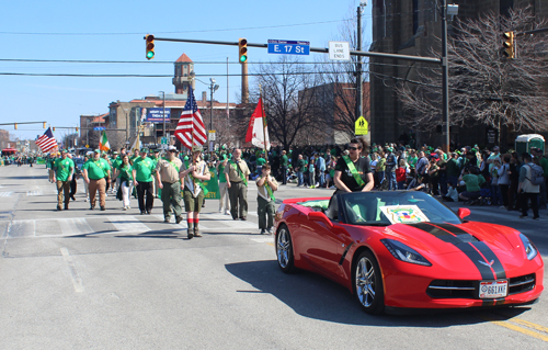 Ohio State Highway Patrol at Cleveland St. Patrick's Day Parade 2022