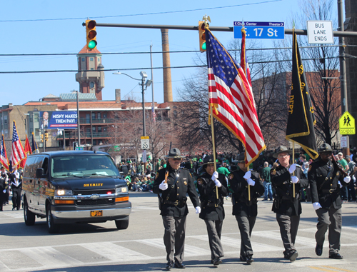 Sheriff at Cleveland St. Patrick's Day Parade 2022