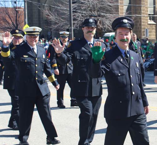 Cleveland Firefighters at Cleveland St. Patrick's Day Parade 2022