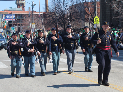 Old Militia at Cleveland St. Patrick's Day Parade 2022