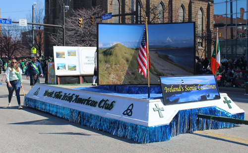 Float - West Side Irish American Club in the 2022 Cleveland St. Patrick's Day Parade