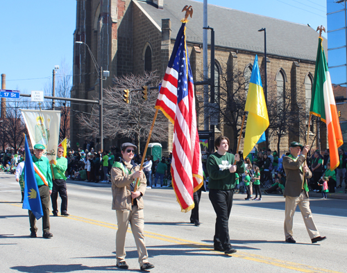 West Side Irish American Club in the 2022 Cleveland St. Patrick's Day Parade