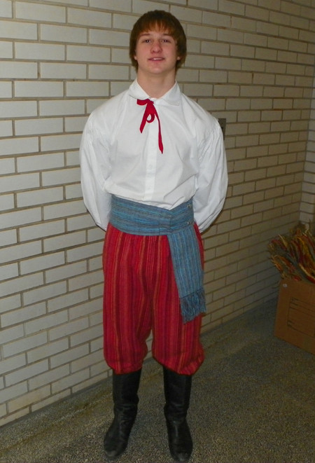 Traditional Polish Costume at Cleveland Ohio event