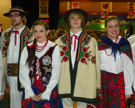 Traditional Polish Costumes at Cleveland Ohio event