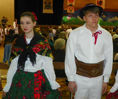 Traditional Polish Costumes at Cleveland Ohio event