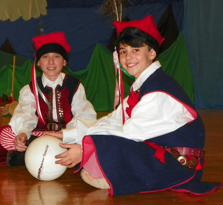 Traditional Polish Costumes at Cleveland Ohio event