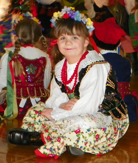 Traditional Polish Costumes at Cleveland Ohio event