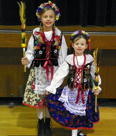 Traditional Polish Costumes at Cleveland Ohio event