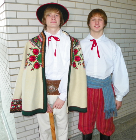 Traditional Polish Costumes at Cleveland Ohio event