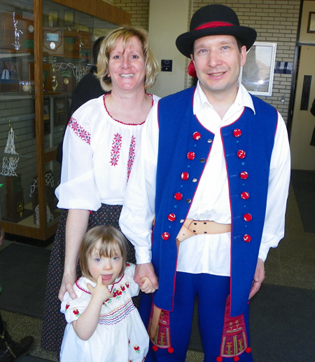 Traditional Polish Costumes at Cleveland Ohio event