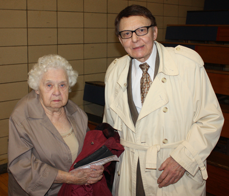 Halina Junak and Dr. M. Klymiuk