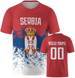 Custom Serbia Soccer Team Shirt