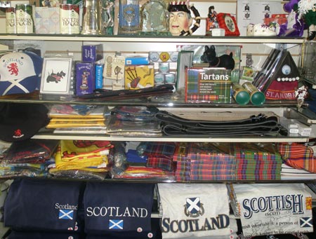 Scottish items at Shamrock Cottage