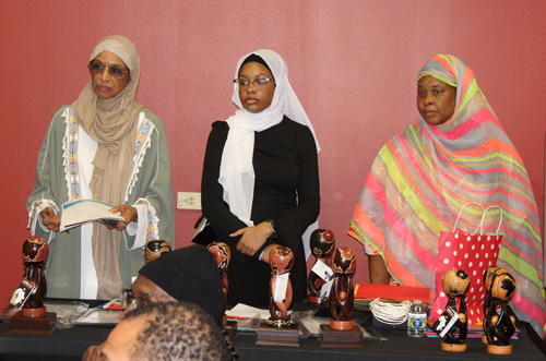 Raj with Khalid's granddaughters