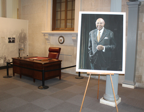 Louis Stokes exhibit at WRHS