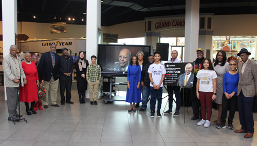 Group photo at Lou Stokes 100th event