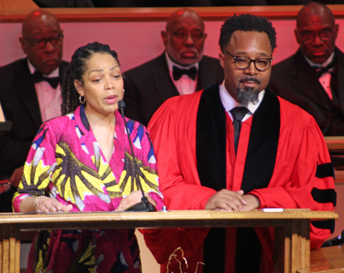 Rev. Dr. Jawanza and Mrs. Allison Colvin, Pastor and First Lady of Olivet Insitutional Baptist Church