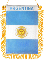 Argentina Window Hanging Flag