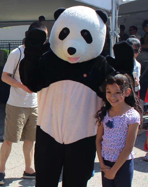 CAF Panda and girl