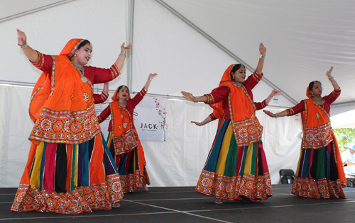 PoonamDance Indian Dance Group from Toledo Ohio performed an Indian dance at the 2024 Cleveland Asian Festival