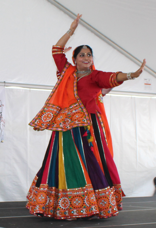 PoonamDance Indian Dance Group from Toledo Ohio performed an Indian dance at the 2024 Cleveland Asian Festival