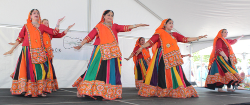 PoonamDance Indian Dance Group from Toledo Ohio performed an Indian dance at the 2024 Cleveland Asian Festival