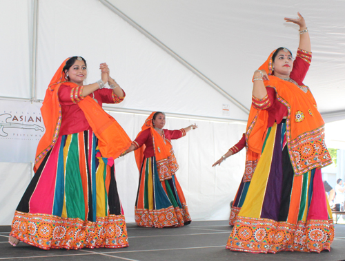 PoonamDance Indian Dance Group from Toledo Ohio performed an Indian dance at the 2024 Cleveland Asian Festival